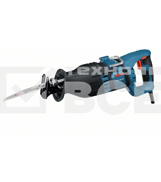 Пила лезвийная Bosch GSA 1300 PCE[060164E200]{1300 Вт, 250мм по дереву, раб.ход19мм, 0-2800об/мин, 4кг, кейс}