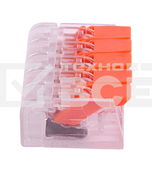 Универсальная компактная клемма Rexant 5-прoводная до 4,0 мм² (5 шт/уп)