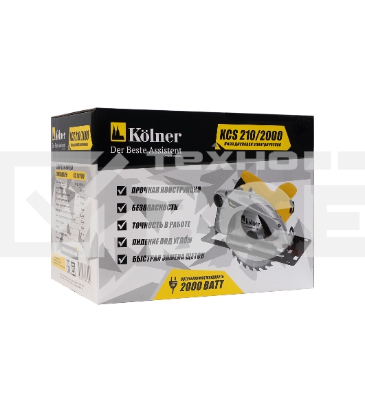 Пила дисковая Kolner KCS 210/2000 (2 шт)