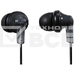 Наушники вкладыши Panasonic RP-HJE120 1.1м черный проводные в ушной раковине (RP-HJE120EEK), фото 1