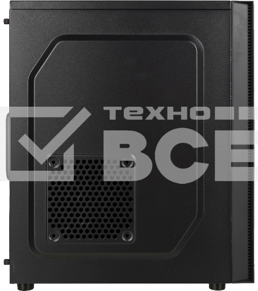 Компьютерный корпус Accord ACC-CL292B черный без БП ATX 1x120mm 2xUSB2.0 1xUSB3.0 audio