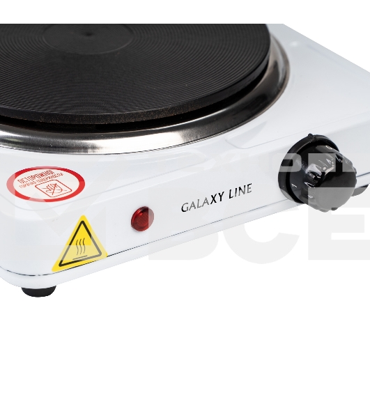 Электрическая плитка Galaxy Line GL 3001, белый, электрическая, 1500 Вт
