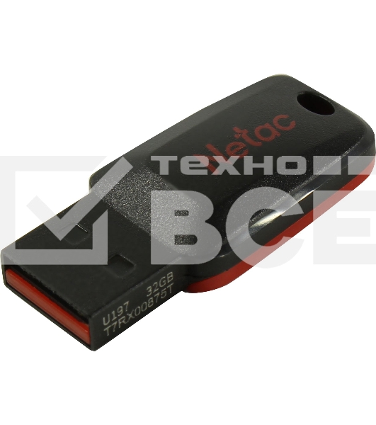 Флеш диск Netac U197 32Gb <NT03U197N-032G-20BK>, USB2.0