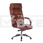 Кресло руководителя Бюрократ T-9927SL светло-коричневый Leather Eichel, кожа, крестовина металл хром, фото9