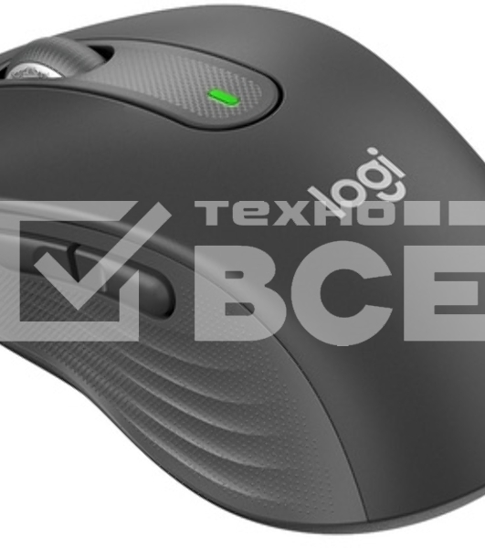 Мышь беспроводная Logitech Signature M650 графитовый, 4000 dpi, радиоканал, Bluetooth, USB, кнопки - 5