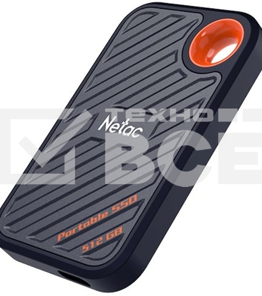 Внешний накопитель SSD Netac ZX20 512GB USB 3.2 Gen 2 Type-C NT01ZX20-512G-32BL
