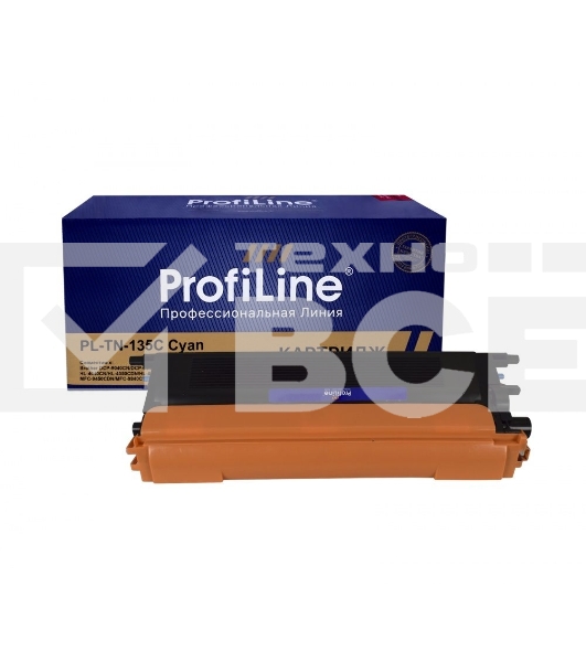 Картридж PL-TN-135C для принтеров Brother HL-4040CN/4050CDN/DCP-9040CN/MFC-9440CN 4000 копий Голубой ProfiLine