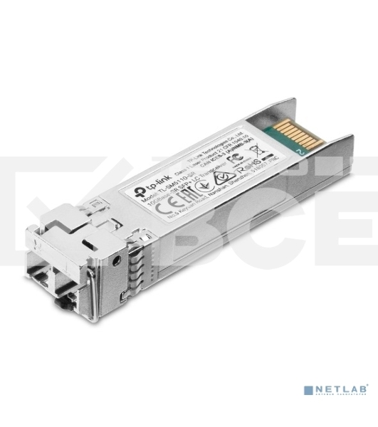 Трансивер TP-Link 10G SFP+ Module,  LC connector, 50/125um or 62.5/125um Multi-mode, 850nm wavelength, distance up to 300m.