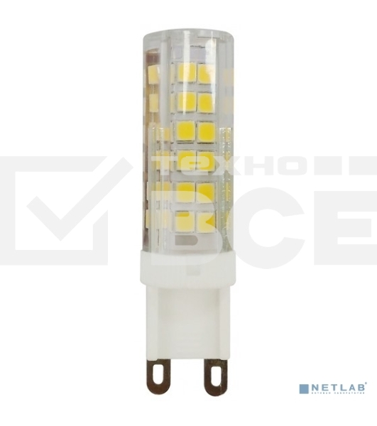 Лампа светодиодная ЭРА LED smd JCD-7w-220V-corn, ceramics-840-G9