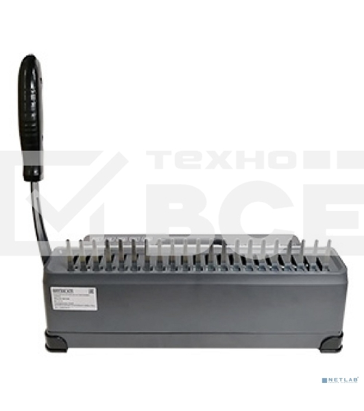 Переплетчик Office Kit B2112N A4/перф.12л.сшив/макс.450л./пластик.пруж. (4.5-51мм)