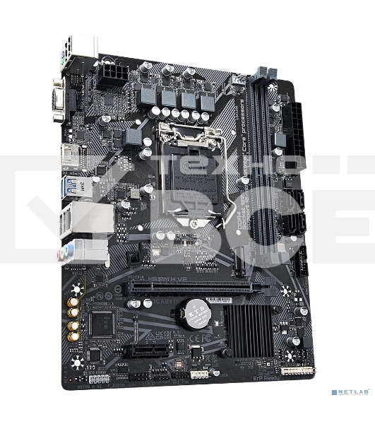Материнская плата Gigabyte H510M H V2, LGA 1200, Intel H470, 2xDDR4, 4xSATA 6 Гбит/с, 1xM.2, 1xPCIe 3.0 x16, 1xPCIe 3.0 x1, 1xHDMI, 1xVGA, 1x 1Gb LAN, 2xUSB-A 3.2 Gen 1, 4xUSB-A 2.0, 3x3.5 мм, 7.1, Micro ATX