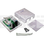 Настенная розетка, 2 порта RJ-45 категории 6, UTP, белая, фото2