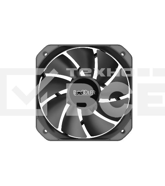 Кулер PCCooler Paladin 400 S115X/1200/1700/AM4 (20 шт/кор, TDP 200W, 130mm PWM FAN, 4 тепловые трубки 6мм, 800-1600RPM, 18-28,6dBa)