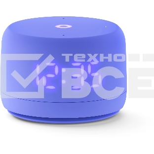 Умная колонка Яндекс Станция Лайт 2 LED, 6Вт, с экраном, 1 динамик, часы, Алиса, BT5.0, Wi-Fi, фиолетовый