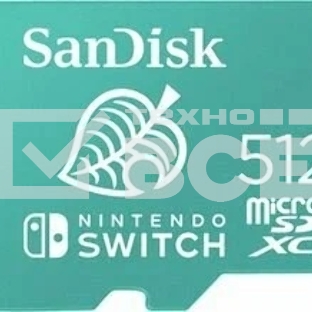 Флеш карта microSD 512GB SanDisk microSDXC Class 10 UHS-I A1 C10 V30 U3 for Nintendo Switch 100/90 MB/s