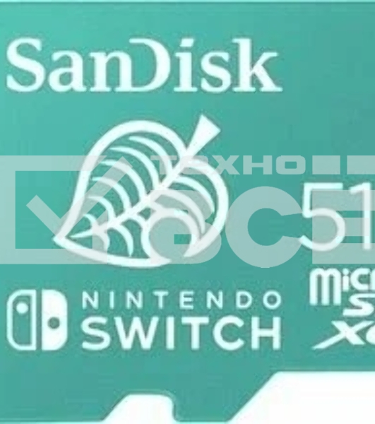 Флеш карта microSD 512GB SanDisk microSDXC Class 10 UHS-I A1 C10 V30 U3 for Nintendo Switch 100/90 MB/s