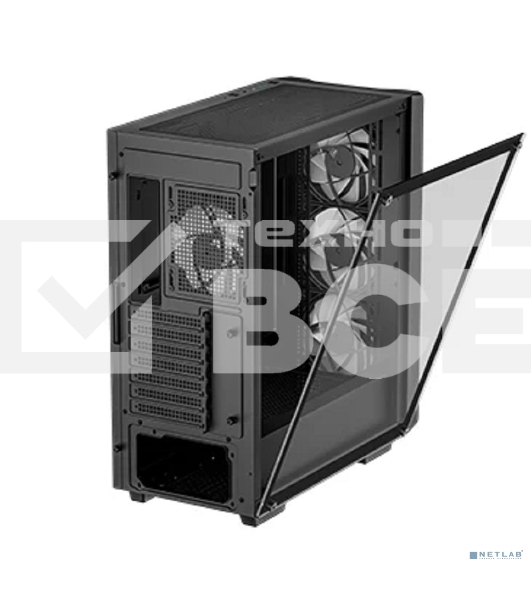 Компьютерный корпус MidiTower Deepcool CC560 A-RGB black (ATX, без БП, ARGB, USB3.2 Type-A+USB2.0 Type-A) (R-CC560-BKTAA4-G-2)