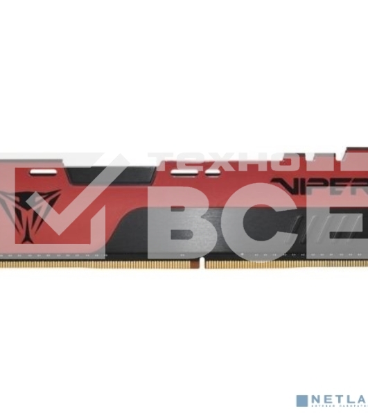 Оперативная память Patriot Viper Elite II, DDR4, 16GB (1x16 GB), 2666 MHz, CL16, радиатор, красный
