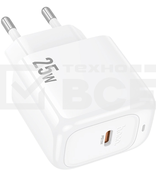 Сетевое зарядное устройство Hoco CS53A Surplus 25W 3A (PD) белый