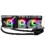 Водяное охлаждение для процессора Thermalright Frozen Warframe SE 360 ARGB Black (360mm, LED temp., Black, ARGB/ Fans: 3x120mm, 70.84CFM, 29.8dBA, 2000RPM/ Pump height 59mm, Rad thickness 27mm/ S: 1851, 1700, 1200, 115X, AM5, AM4), фото6
