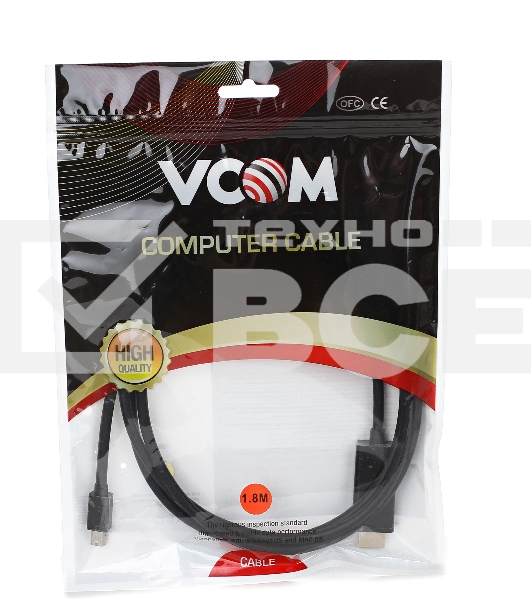 Кабель-переходник Mini DP M to HDMI M 1.8m VCOM (CG695)