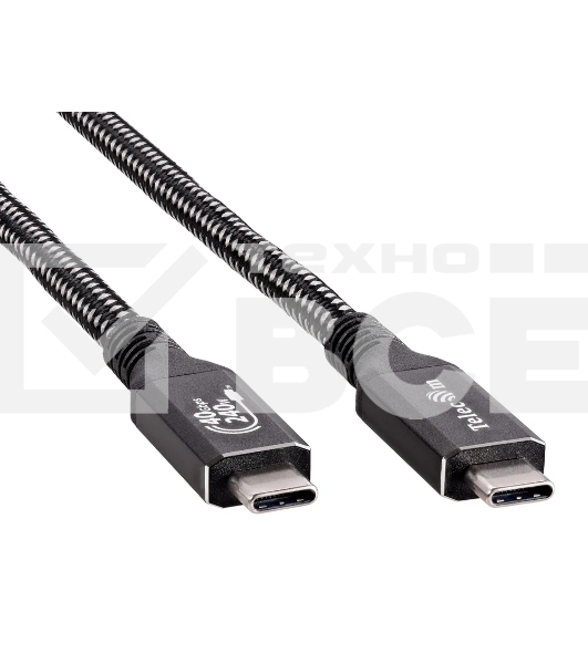Кабель USB4 TypeCM/CM 8K@30Hz, 40GBps, PD 240W, медь Telecom 2м <TUS840-2M>