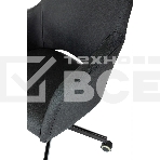 Кресло офисное Бюрократ CH-380M черный, эко.кожа, крестов. металл, фото7