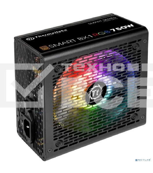 Блок питания Thermaltake Smart PS-SPR-0750NHSABE-1, 750Вт, 80 PLUS Bronze, 120мм, черный