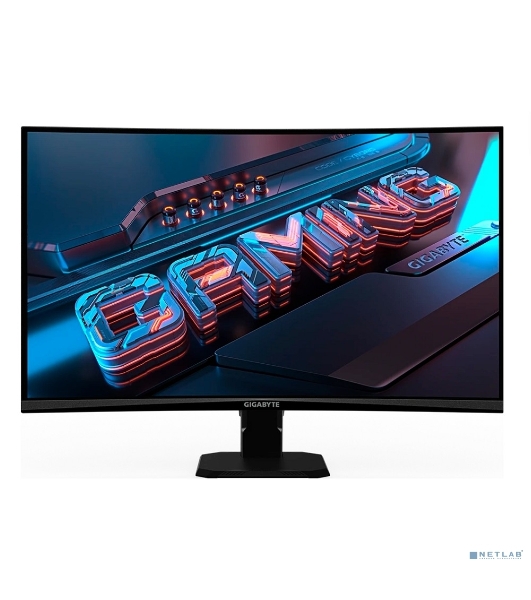 Монитор 27' Gigabyte GS27FC R1500 VA 1920x1080, 180 Гц, 1 мс, 16:9, 250 кд/м², 2xHDMI, 1xDP, 1x3.5 мм, изогнутый, черный