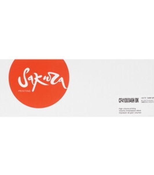 Картридж Sakura CF410X/046HBK для HP и Canon, черный, 6300 к.