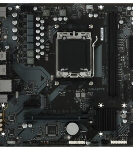 Материнская плата Gigabyte B840M-H, AM5, AMD B840, 2xDDR5, 4xSATA, 1xM.2, 1xPCIe 4.0 x16, 1xPCIe x1, 1xHDMI, 1xDP, 1x1Gb LAN, 1xUSB-A 10Gbps, 1xUSB-A 5Gbps, 4xUSB-A 2.0, 1xPS/2, 3x3.5 мм, 7.1, mATX