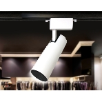 Трековый однофазный светодиодный светильник Ambrella light GL5851 WH/BK белый/черный LED 10W 4200K 24°, фото 1