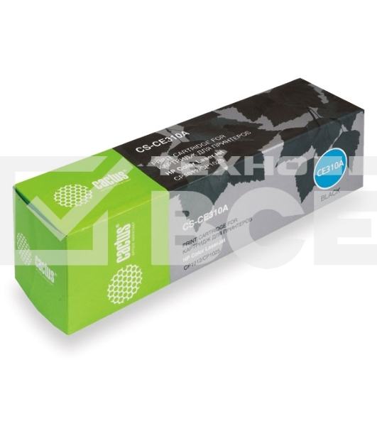 Картридж лазерный Cactus CS-CE310A черный (1200 стр.) для HP Color LaserJet CP1012Pro/CP1025Pro