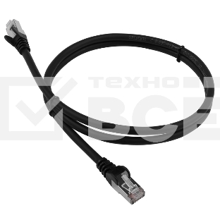 Патч-корд LANMASTER LSZH FTP кат.6, 7.0 м, черный
