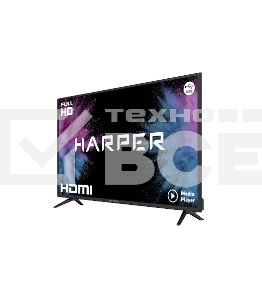 Телевизор Harper 43' 43F660T черный LED FHD 60Hz