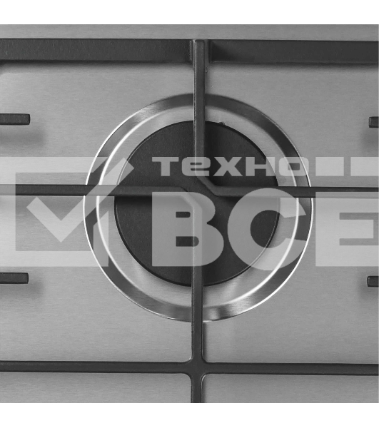 Встраиваемая газовая варочная панель LEX GVS 321 Inox  4000Вт 2 комфорки нерж.сталь