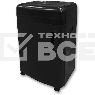 Шредер Office Kit S180 (0,8х1) черный (секр.P-7)/фрагменты/5лист./32лтр./пл.карты/CD
