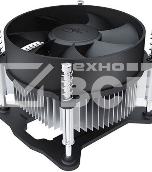 Кулер для процессора DEEPCOOL CK-11508 PWM черный, 92 мм, алюминий, 2200 об/мин, 30.1 дБ, 4 pin, 65 Вт, 70 мм