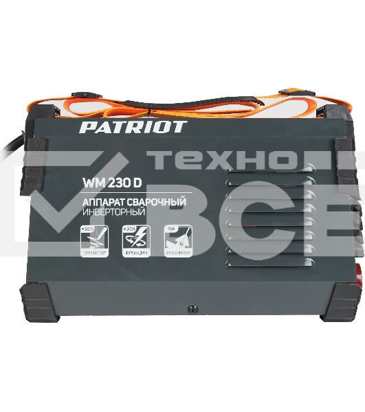 Сварочный аппарат Patriot WM230D инвертор ММА 10.7кВт