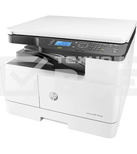 МФУ лазерный HP LaserJet M442dn (8AF71A), A3, ч/б, печ. до 24 стр/мин. (А4) до 13 стр/мин. (А3), 1200 x 1200 dpi (печать) 600x600dpi (скан.), USB, RJ-45
