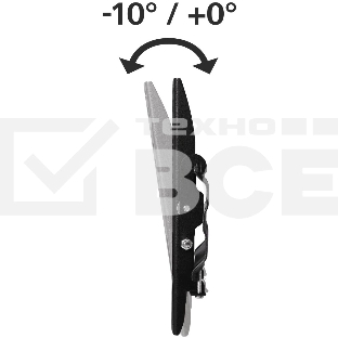 Кронштейн для телевизора Hama 00220806 черный 19