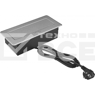 Розетка Cactus CS-SOCKET-EU3-GYBK для столешницы серый (уп.:1шт)