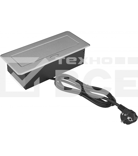 Розетка Cactus CS-SOCKET-EU3-GYBK для столешницы серый (уп.:1шт)