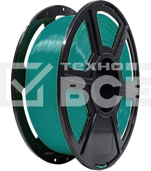 Филамент NVPRINT  PLA травянисто-зеленый  для 3D печати диаметр 1.75мм  длина 330 метров  масса 1 кг