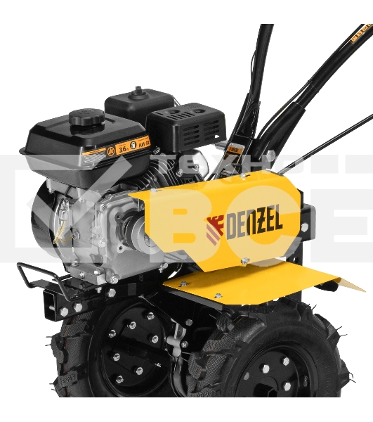 Мотоблок Denzel DPT-170, 7 л.с., ремен.сцеп, шир 85 см, глуб 35 см,фрез 3х3,ШОМ,скор 2В/1Н,кол 8