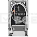 Встраиваемая посудомоечная машина ELECTROLUX EEG63410L/Встраиваемая узкая посудомоечная машина, загрузка на 10 комплектов посуды, сенсорное управление, 8 программ, 44.6x55x82 см, черный, сушка: стандартная (конденсация), индикация на полу: проекция дисплея, фото10