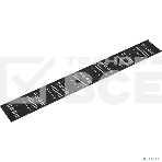 Организатор комм. шнуров Cabeus, 22HU, 990х150х10 мм (ВхШхГ), вертикальный, для шкафов, черный, (листовая сталь 1,3 мм), фото 1