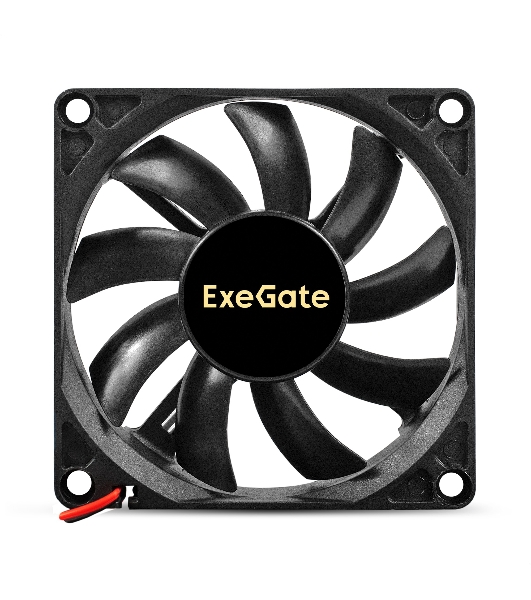 Вентилятор 12В DC ExeGate EX08015B2P (80x80x15 мм, 2-Ball (двойной шарикоподшипник), 2pin, 2000RPM, 21dBA)