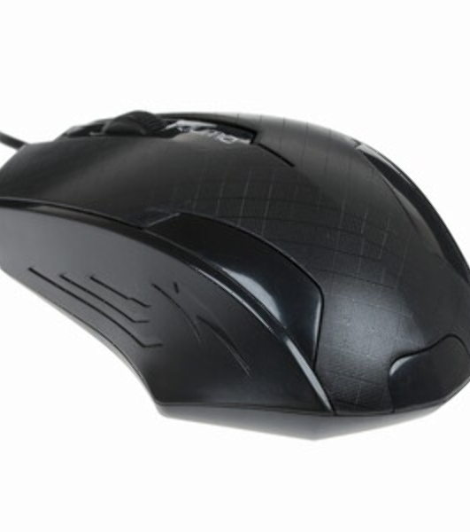 Мышь проводная Qumo Office M14 черный, 1000 dpi, USB, кнопки - 3