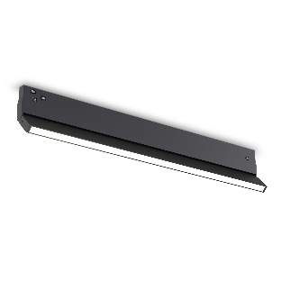 Трековый светильник GL2355 BK черный IP20 20W 3CCT 3000-6400K 48V 400*10*73